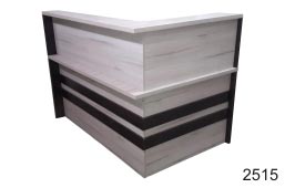 BALCÃO DE ATENDIMENTO EM L - ARMÁRIO 1 PORTA C/CHAVE - MDF 30mm