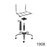 base de cadeira para escritório - BASE ISO GIRATÓRIA - CROMADA