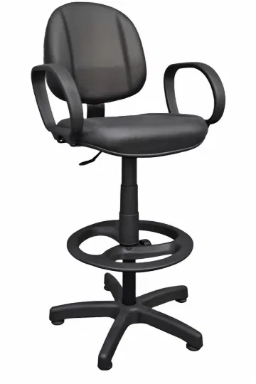 cadeira caixa executiva c/ braço fixo - modelo 1467