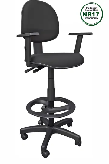 cadeira caixa back system executiva com braços - modelo 1471