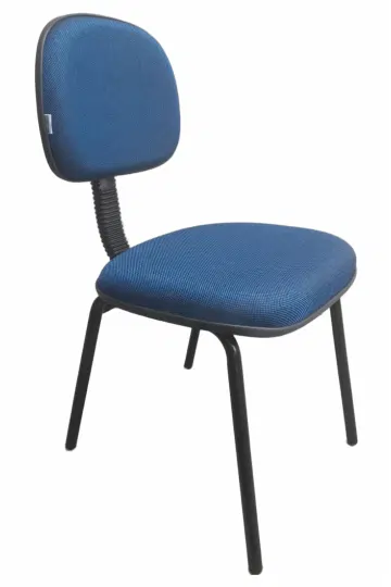 cadeira secretária 4 pés c/ haste – Mod. 1502