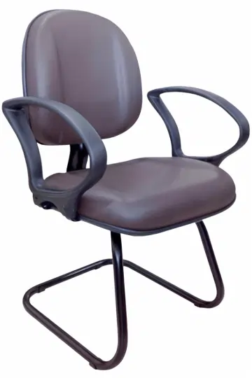 cadeira executiva c/ lâmina - pés sky c/ braços – Mod. 1521