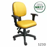 Cadeira back system executiva giratória gomada - mod. 1230