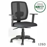 Cadeira Vox com encosto em tela - mod. 1260