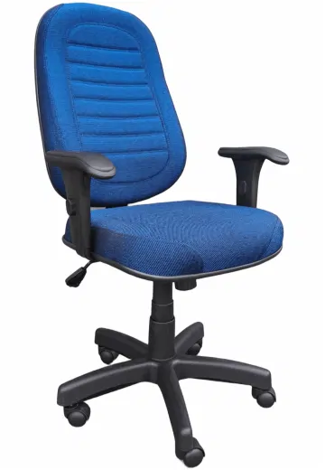 Cadeira Presidente Costurada c/ Braço Regulável – Modelo 1335