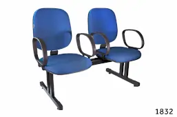 longarina diretor 02 lugares c/ braços – Mod. 1832