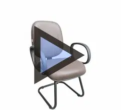 modelo de cadeira fixa para escritório