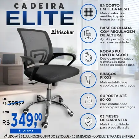 móveis para escritório - cadeira presidente addit - promoção copa do mundo 2026